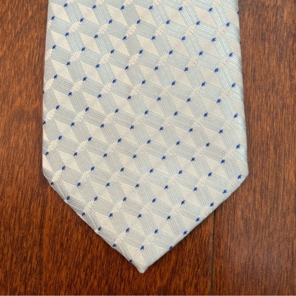 Firsite 100% Silk Handmade Woven Skinny Tie, Geometric, Perfect for Spring - Picture 5 of 8